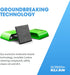 ScreenKlean Tablet Screen Cleaner - for iPad, Android Tablet, & Amazon Tablet - with Carbon Microfiber Tech - Injected Green Color - 1 Count......