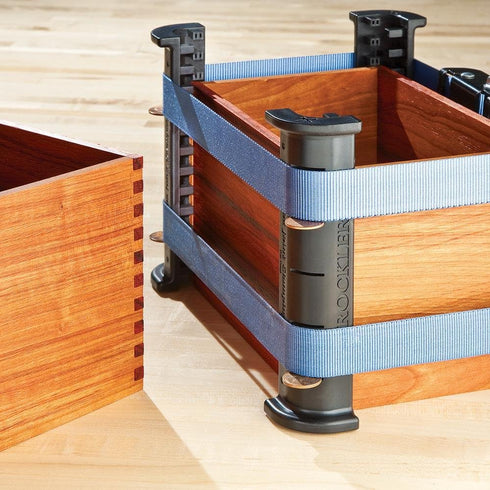 Rockler Box Joint Cauls (4-Piece) – Perfect Alignment Plastic Cauls Woodworking Tools for Small to Large Sized Boxes – Box Joint Clamps for Woodwo...
