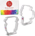 Drinks Cookie Cutters 2-Pc. Set Made in the USA by Ann Clark, Latte Cup, Beer Stein...