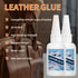 2 Pack 50gLeather Glue, Super Glue for Leather, Strong Bond for Repair & DIY, Permanent Clear Special Adhesive for Leather Shoes, Purses Bags, bel...