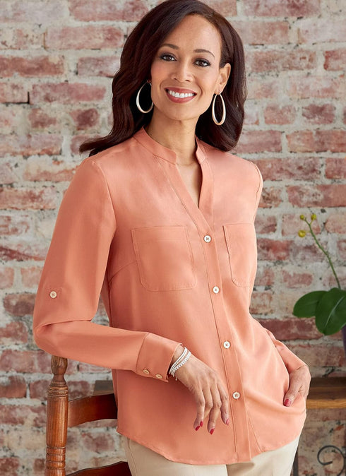 Butterick Misses' Top Sewing Pattern Kit, Code B6856, Sizes 16-18-20-22-24, Multicolor...