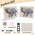 WEBEEDY DIY String Art Kit for Adults Beginners, Cute Sloth Animal Nail String Craft Kit, Include All Necessary Accessories and Frame Home Wall De...