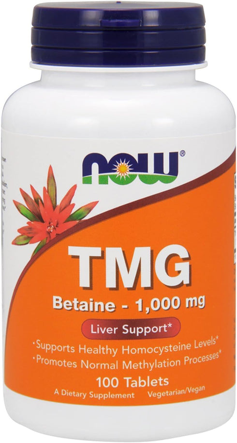 NOW TMG 1000mg, 100 Count (Pack of 2)...
