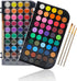 Artecho Watercolor Paint Set 48 Colors with 3 Paint Brushes, Water Color Paints Sets, Washable Water Colors...