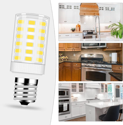 KEI D28x kel 2816x KEI D28a KEL2811 5304517886 LED Refrigerator Light Bulb Replacement, 6W 5000K E17 Intermediate Base Bulb Fit with Kenmore Refri...