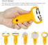 Original Corn Grater, Corn Peeler, Cheese Shredder, Bottle Opener and Pizza Cutter, Kitchen Gadgets 5 Piece Set(Yellow)…...