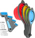 Collapsible Measuring Cups and Spoons Set, Silicone Kitchen Dry Measuring Set, Cute Camping Measure Cups...