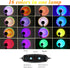 Sunset Lamp Projector Multicolor Changing LED Projection Lamp,Switch Button and APP Control 360 Degree Rotation Sunlight Lamp for Photography, Bed...