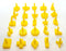 Perfection Board Game Complete Set of 25 Replacement Pieces Parts Shapes Pegs...