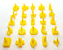 Perfection Board Game Complete Set of 25 Replacement Pieces Parts Shapes Pegs...