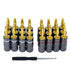 4mm Audio Plug Jack Banana Plugs for Speaker Wire 24K Gold Plated Banana Adapter Cable Connector Clips 12 Pair 24pcs (Lantern Banana)...