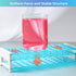 Annhua Test Tube Rack Plastic for 18 mm Tubes Holder Tray, Holds 50, Lab Tube Holder Rack Tube Stand for Sicence Laboratory, Classroom and Home Us...