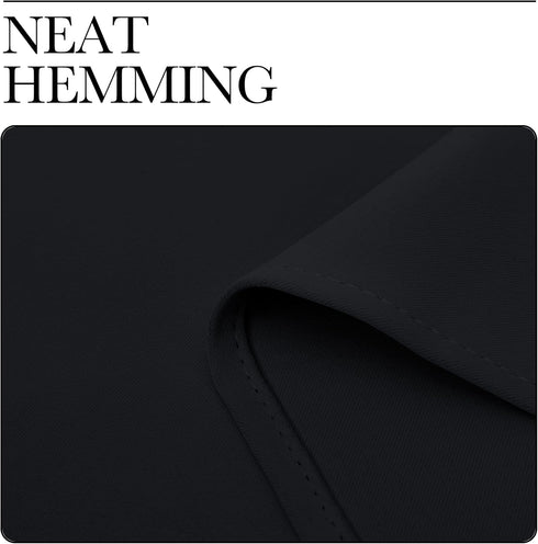 NICETOWN Halloween Black Out Curtain Panels for Kitchen - Energy Smart Decoration Thermal Insulating Blackout Drapes/Draperies for Small Window (2...