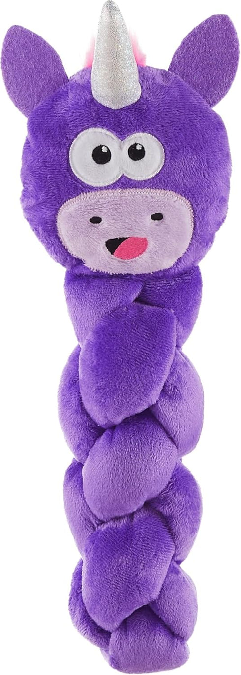 Outward Hound Nina Ottosson Twistiez Interactive Plush Dog Puzzle Dog Enrichment Toys Dog Treat Puzzle, Plush, Purple...