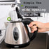 Moss & Stone 1.2L Stainless Steel Small Electric Kettle, Cordless 1500w Fast Boiling Pot, Portable Hot Water Electric Tea Kettle With Boil Dry Pro...