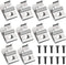10Pcs Belt Clips For Dewalt, 304 Stainless Steel Hook Clips Drill Clips Tool Kit With Screws Belt Replacement for Dewalt N268241 Fit for 20V Power...