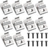10Pcs Belt Clips For Dewalt, 304 Stainless Steel Hook Clips Drill Clips Tool Kit With Screws Belt Replacement for Dewalt N268241 Fit for 20V Power...
