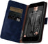 SUANPOT for iPhone 7 Plus/8 Plus 5.5"(Non iPhone 7/8 4.7") with RFID Blocking Leather Wallet case Credit Card Holder,Flip Book Phone case Shockpro...