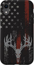 iPhone XR American Flag Whitetail Deer Buck Hunting USA FLAG Hunter Case...