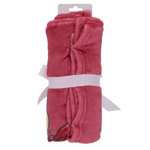 Disney Winnie The Pooh and Piglet Red and Green Holiday Christmas Tree My First Christmas Photo Op Super Soft Baby Blanket...