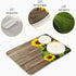 Summer Sunflower Dish Drying Mat Small for Kitchen Counter Decor 16x18 Inch Super Absorbent Tableware Dry Pad Baby Bottle Drainer Rack Mat for Cou...