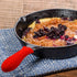 Silicone Cast Iron Potholder Set - Hot Handle Holder with 2 x Pan Scrapers & Silicone Hot Pad...