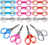 Folding Scissors,16 Pack Safe Portable Travel Scissors,Foldable Small Scissors Small Sewing Scissor,Stainless Steel Telescopic Cutter Used for Hom...