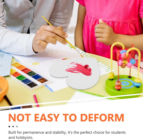 5pcs Heart Canvas Panels Artist Blank Canvas Art Canvas Multi Panel Canvas Boards Creative Blank Painting Panels Blank Artist Blank Canvas Frame f...