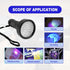 AC UV Oil Dye Leak Detection Kit Includes Pro 68 LED Flashlight with UV Protective Glasses, Auto Air Conditioner Leak Detector Tool Flashlight Car...