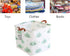Square Storage Bins Canvas Collapsible Storage Basket with Handles Toy Organizer for Nursery, Kid's Toys, Closet & Laundry, Gift Baskets (Green Cl...
