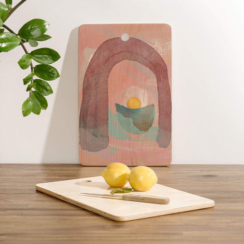 Society6 Sewzinski Adoration Cutting Board, 16" x 10.5", Pink...