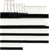 DSTELIN Binder Clips Paper Clamps Assorted Sizes 120 Count (Black), Large, Medium, Small, X Small and Micro, 5 Sizes in One Pack, Meet Your Differ...
