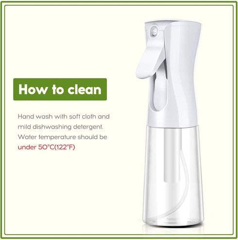 Oliver Oil Sprayer for cooking, Spray bottle 6oz, Non-Aerosol Refillable Dispenser Oil Mister FS600 Less is More...
