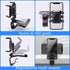Car Phone Holder, Multifunction Car Dashboard Holder Rearview Mirror with 360 ° Adjustable Spring Clip, Suitable for 3 to 7 Inch Smartphones (Cent...