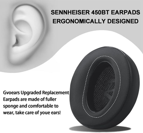 GVOEARS Upgraded Ear Pads Replacement for Sennheiser HD4.50BT HD4.50BTNC HD4.40BT Headsets Earpads, Earpads Cushions for Sennheiser HD450BT, More ...