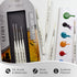 Silver Brush Limited UMS-2445S Ultra Mini Detail Set, Paintbrushes for Watercolor, Gouache, Inks, Dyes, Acrylic, & Heavy Body Paints, Set of 4, Sh...