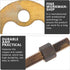 HEMOTON 2 Sets Horseshoe Mounting Accessories Kitchen Faucet Installation Kit Faucet Fixing Fitting Set Washers Sink Faucet Bracket for Repairing ...