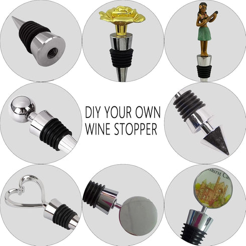 Wine Stopper, Reusable Decorative Bottle Stoppers for Kitchen, Bar, Gifts, Holiday Party, Wedding (20 Pack)...