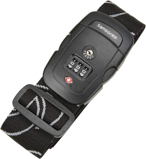 Samsonite Luggage Strap, Black, Combination Lock...