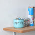 Farmhouse Paper Clip Holders,Ceramic Binder Clip Dispenser Organizer for Desk,Cute Office Push Pins Holder (Turquoise)...