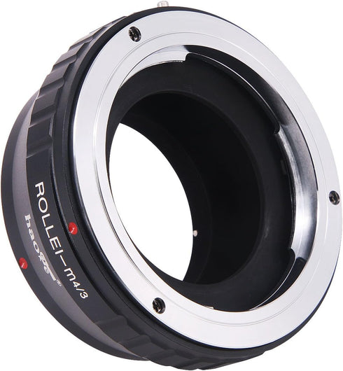Haoge Manual Lens Mount Adapter for Rollei 35 SL35 QBM Quick Bayonet Mount Lens to Olympus Micro Four Thirds MFT M4/3 M43 Mount Camera...