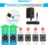 Chanzon 12V 0.5A 6W Power Supply AC DC Switching Adapter, 12 Volt .5a AC/DC Wall Wart Converter Transformer, 100-240v 50 60HZ Input with 12vdc 500...