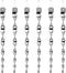Besmon Woodpecker Bird Scare Devices?Reflective Scare Rods Control Device to Keep Birds Away from Patio Pool?Christmas Reflective Strip Hanging Ho...