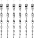 Besmon Woodpecker Bird Scare Devices?Reflective Scare Rods Control Device to Keep Birds Away from Patio Pool?Christmas Reflective Strip Hanging Ho...