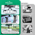 PKYAA Rearview Mirror Phone Holder for Car, 360° Rotating Rear View Mount with Adjustable Arm Length, Upgraded Four Corners Fixed Anti-Shake Multi...