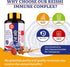 Japanese Reishi Mushroom Complex Supplement 1500mg - Reishi,Chaga,Cordyceps,Lion's Mane,Maitake,Agaricus Mushrooms Extract & 3 Herb,Organic Mushro...