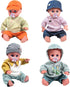 Baby Dolls Clothes Boy for 12 13 14 15 16 Inch Dolls, Doll Clothes 12-14-16 Inch Dolls, 4 Sets 15 inch Doll Outfit Accessories fit Doll Newborn Ba...
