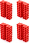 QWORK Screw Bit Holder Storage Box, 4 Pack 33 Hole Hex Bit Holder Rack...
