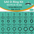 28 Size 560 Pcs Faucet Rubber Washers Kit and SAE O Ring Assortment Set for Assorted Plumbing Faucet Sealing Repair...