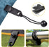 24 Pcs Tarp Clips and Ball Bungee Cords -Tarp Clamps Heavy Duty Lock Grip Tent Pool Awning Fasteners Clips with 6 Inch Bungee Ball Cords for Outdo...